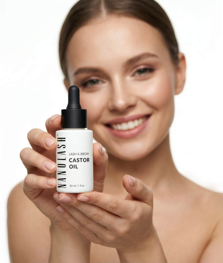 olio di ricino sopracciglia nanolash