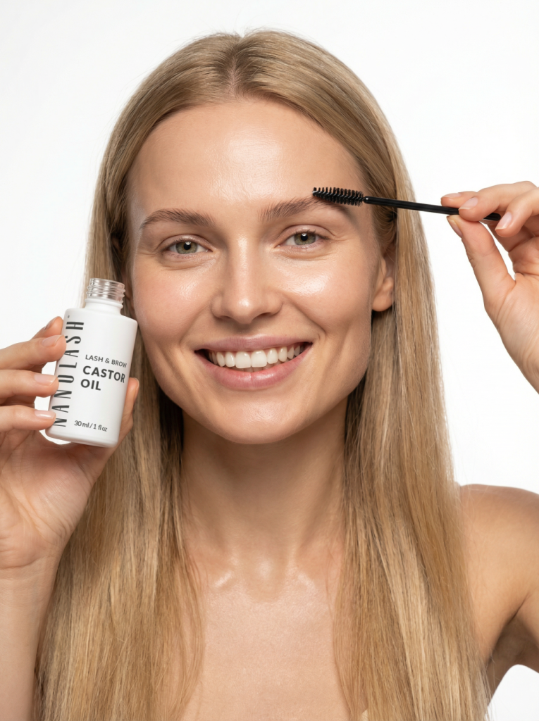 nanolash olio di ricino sopracciglia